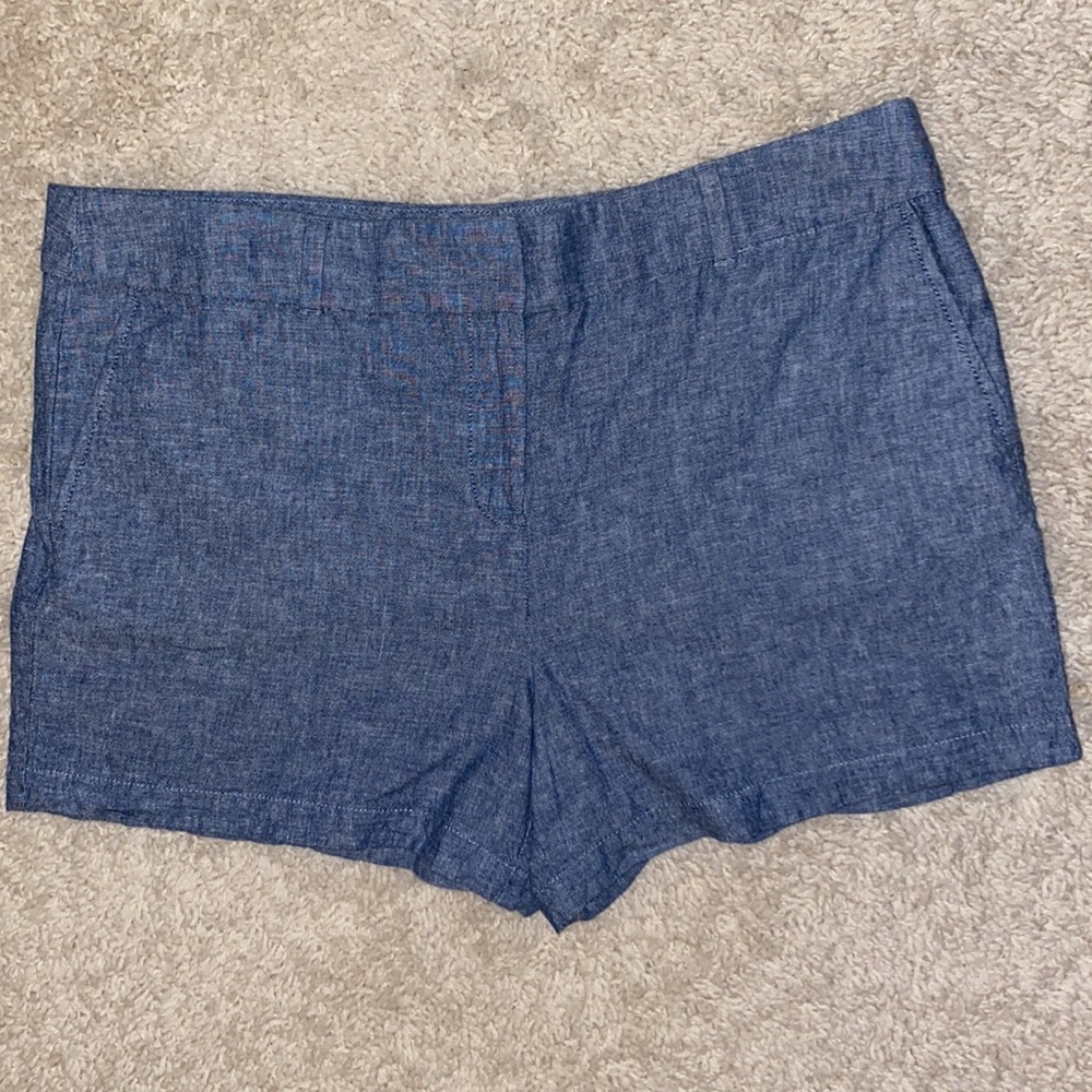 Loft medium blue with look of jean shorts super comfy shorts and cute!